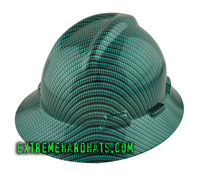 Hard Hat Ridgeline Full Brim Green Kandy Carbon Fiber 
